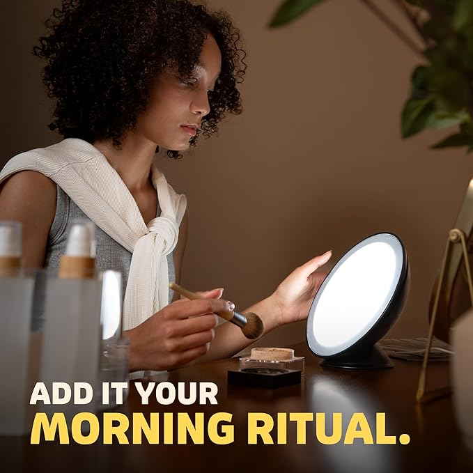 Circadian Optics Light Therapy Lamp | Ultra Bright 10,000 Lux Full Spectrum UV-Free LED Light | Leo