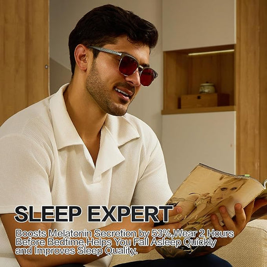 BIRCEN Blue Light Blocking Glasses: Al-Mg Metal Bluelight Computer Clear Glasses for Men Women Anti Eyestrain Office Home