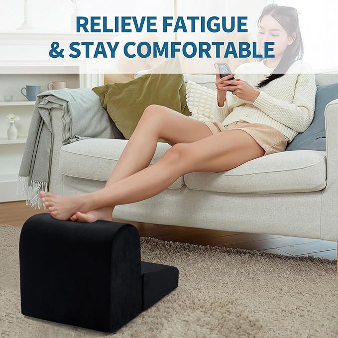 ROYALAY Adjustable Foot Rest for Under Desk, Supportive Leg Rest, Foot Stools for Under Office Desk, Ergonomic Foot Stand