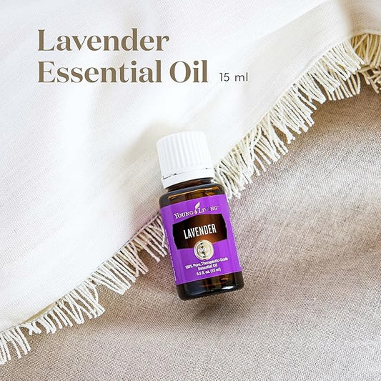 Young Living Lavender Essential Oil | 15ml | Relaxing Aromatic Blend | 100% Pure Essential Oil for Diffuser & Topical Use | Ideal for Home Fragrance