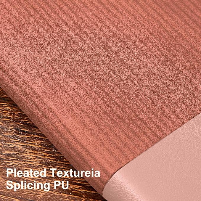 Lined Journal Notebook for Work College Ruled Note Book 7.2"x9.6" B5 PU Leather Daily Journaling 160 Pages for Women Men Writing Home School Supplies Business (B5 Lined 160pages, 02-Dark Pink)