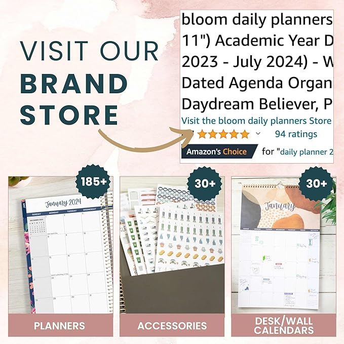 bloom daily planners Health Wellness and Fitness Planner Stickers - Variety Sticker Pack - Six Sticker Sheets Per Pack!