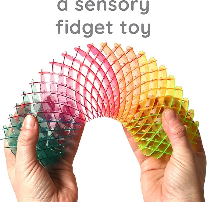 Morf Fidget Sensory Spring Berry – Bendy Elastic Fidget Toy for Kids and Adults, Dynamic Spring Toy with Color Transitions, Perfect for Sensory Play, Calming Stress Relief