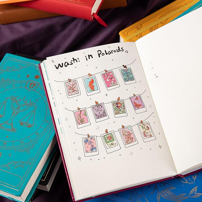 TIEFOSSI Constellations Dotted Journal Notebook-A5 Writing journals with 100gsm 400pages Paper, Hardcover Bullet Organizers Notebook for Women, Men, Teens (Aries)