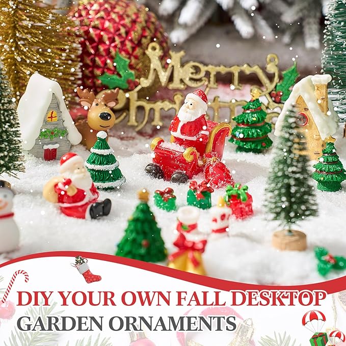 Soulchen Zen Garden Kit for Desk Decor Zen Sand Garden Box Set with Black Wooden Tray, Blue Sand, Tools & Accessories Japanese Gifts for Desktop Meditation Room Office Home (Christmas)