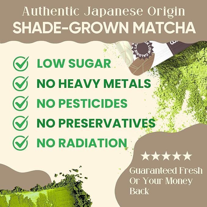 Coconut Matcha Latte 100g | Creamy Japanese Green Tea Powder with Coconut Flavor, Non-Dairy | No Artificial Sweeteners, 5g Sugar, 30mg Caffeine | Perfect for Hot or Cold Lattes | Miaroo