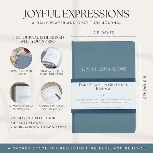 Gratitude & Prayer Journal for Women | 90-Day Christian Devotional with Bible Verses, Guided Prompts, Daily Reflections, Affirmations & Prayer Tracker | Faith-Based Journal for Spiritual Growth