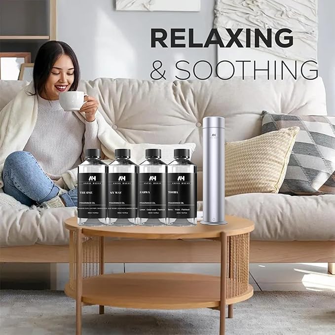 Dream On Diffuser Oil 120ml – Hotel Collection Essential Oils for Diffuser – White Tea, Vanilla & Cedarwood – Luxury Home Scent – Hotel Inspired Aromatherapy Oil for Home & Office