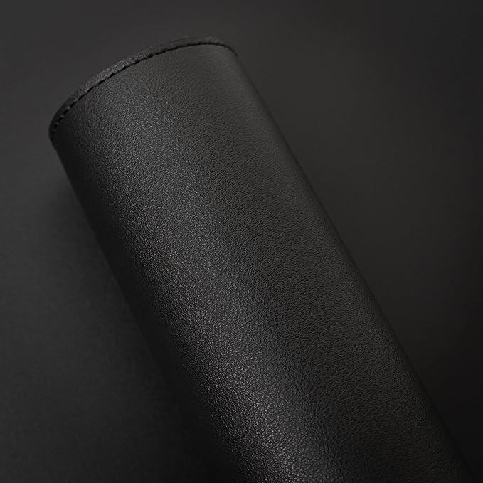 Vine Creations Leather Desk Mat Large 44" x 22", Desk Protector Mat, PU Leather Desk Pad, Non-Slip Large Mouse Pad, Desk Blotter, Desk Pads on Top of Desks, Home Office Desk Matt for Desktop (Black)