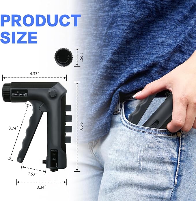 Grip Strength Trainer with Finger Exerciser, Adjustable Resistance Hand Gripper, Hand Exerciser with Counting for Muscle Building(10-130 LBS)