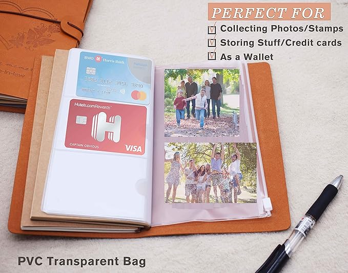 FYSIA Retirement Journal-Happy Retirement Gifts-Retirement Appreciation Gift-Retired-for Boss,Co-workers,Best Friends-Refillable Travel Photo Diary Notebook Gift