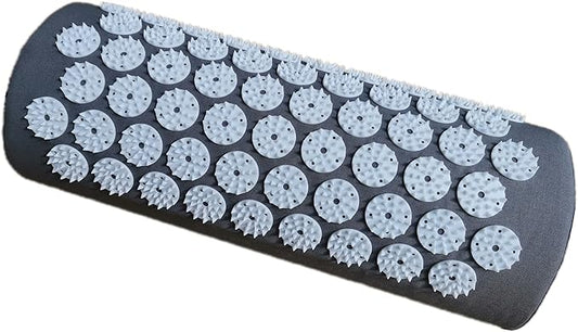 Acupressure Massager Pillow Acupuncture Massage Neck Back Head Pain Relief, Relieves Muscle Stress Relaxation, Grey