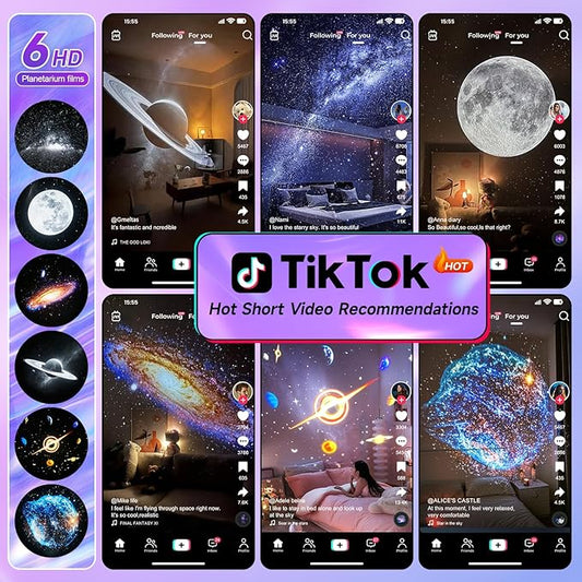 Planetarium Projector, HD Film Galaxy Projector for Bedroom, Rechargeable Star Galaxy Light with 15Music&Bluetooth, with Timer,Ceiling Decor Moon Lamp for Kids Room Decor