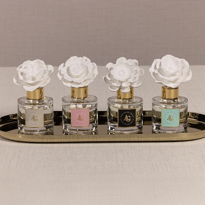 Zodax Blush Porcelain Oil Diffuser, 1.69 oz- Grapefruit