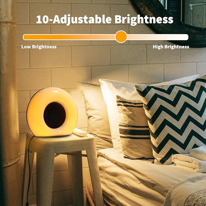 Sound Machine White Noise Machine with 30 Soothing Sounds 36 Levels Volume 5 Timers and Memory Function Effectively Blocks Noise Ideal Sleep Machine for Baby Kids Adults Colors Night Light