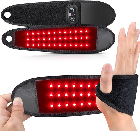 Red Light Therapy for Hand, Near Infrared Light Therapy Wrist Brace & Red Light Therapy Wrist Wrap Pad for Faster Recovery