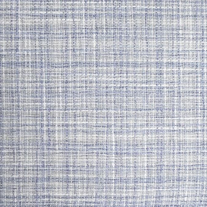 Sweet Home Collection Chair Cushion Memory Foam Pads with Ties Honeycomb Pattern Slip Non Skid Rubber Back Rounded Square 16" x 16" Seat Cover, 12 Pack, Aria Silver/Blue 4 Pack