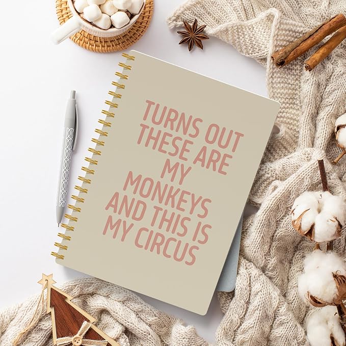 Funny Notebooks for Work,Funny Boss Day Gifts, Boss Gifts for Men Women, Funny Gifts for Boss, Boss Office Decor, Spiral Notebook 5.5x8.3 Inch