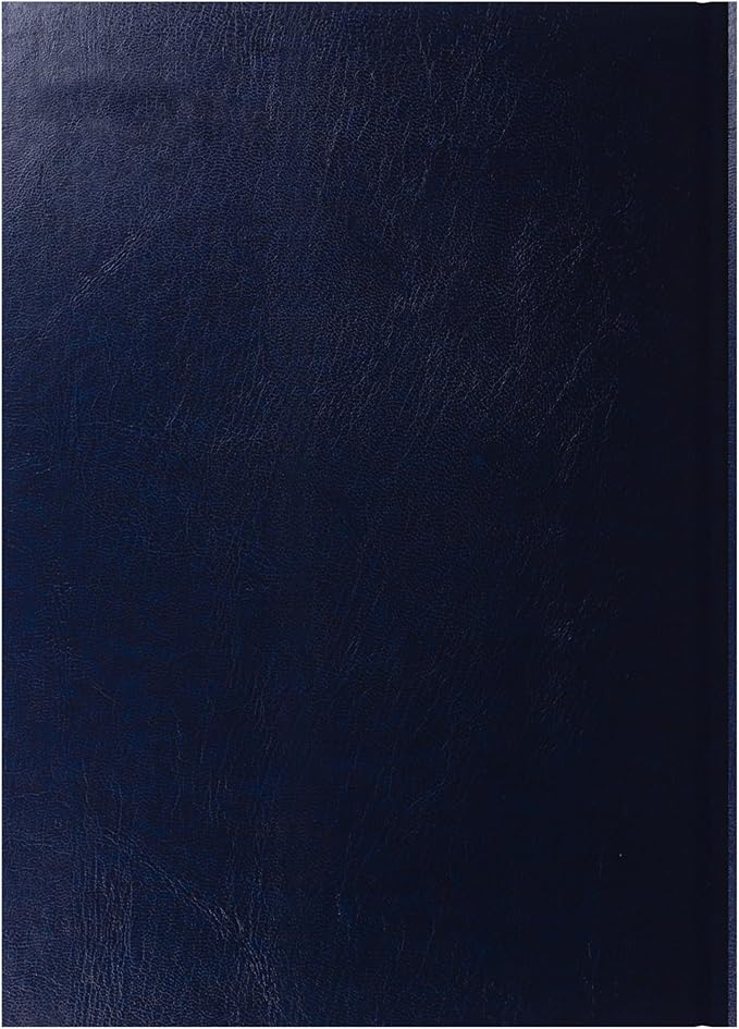 Collins 'Essentials' 12 Month Mid/Academic Year Planner, July 2025-July 2026 - ESSA41M.65-2526 -Day-to-Page Appointments Diary, A4 Hard Cover, Dark Blue