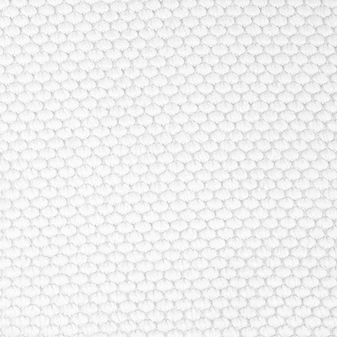 Sweet Home Collection Cushion Memory Foam Chair Pads Honeycomb Nonslip Back Seat Cover 16" x 16" 6 Pack White