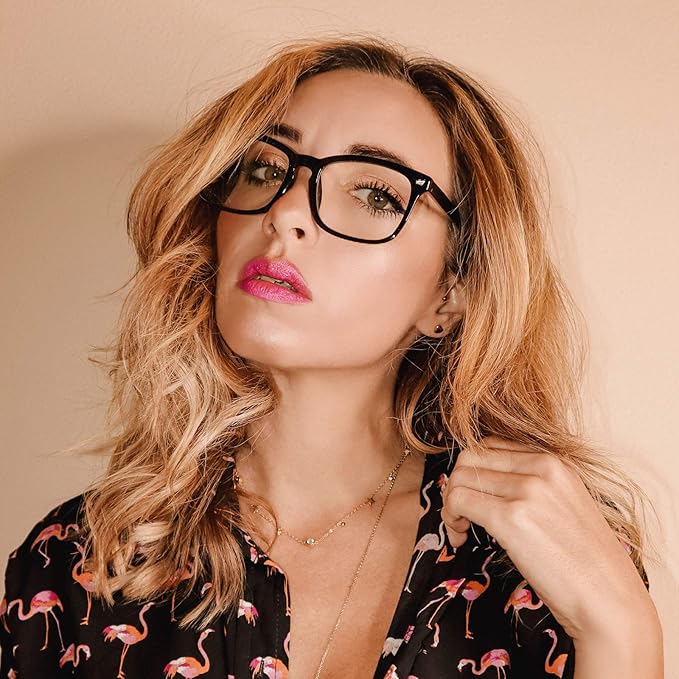 Cyxus Blue Light Glasses for Men Women Reduce Eye Strain UV Blocking for Computer Screen 8082