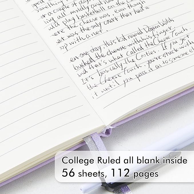 feela 3 Pack Pocket Small Notebook Journals, Mini Cute Hardcover College Ruled Notepad Women Office Supplies, with 3 Black Pens, 3.5”x 5.5”, A6, Pastel Colors, Light Blue, Light Purple, Light Green