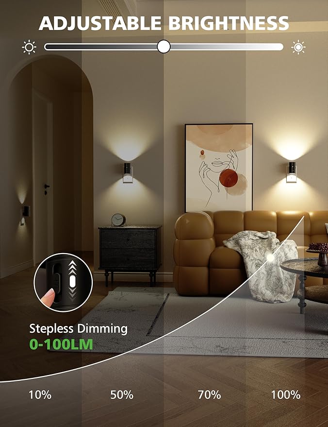 Night Lights Plug Into Wall,3 Color Temperatures LED Night Light Plug in,Dusk to Dawn Sensor,0-100LM Adjustable Brightness,Dimmable Night Lights for Hallway Bathroom Stair Bedroom,Black,6 Pack