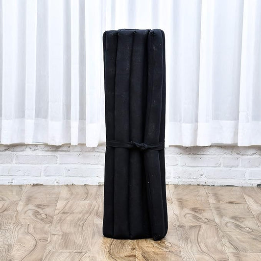 Leewadee Zabuton Seating Cushion – Square Floor Seat for Meditation Exercises, Light Yoga Mat Filled with Kapok