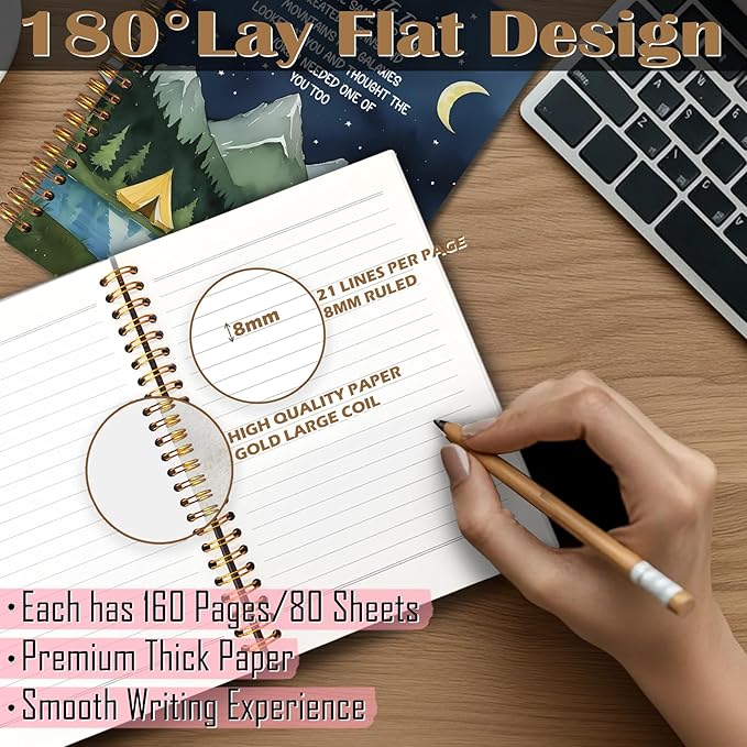 Inspirational Christian Notebook, How Cool Is It That the Same God Motivational Bible Journal, Prayer Journal for Women Men, Church Notes Journal, Spiral Notebooks 5.5x8.3 Inch