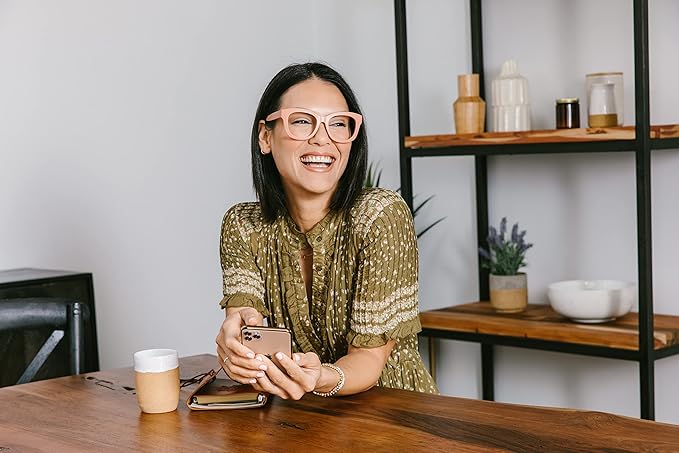 Peepers by PeeperSpecs Oprah's Favorite Center Stage Women's Oversized Blue Light Blocking Reading Glasses