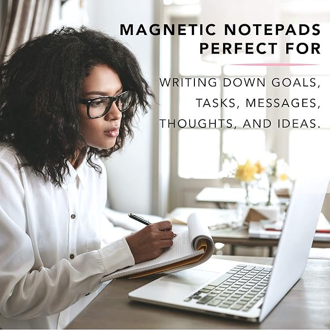 Graphique Magnetic Notepad - Purple Punny Avocado Grocery and Shopping List - Fun Decorative To-Do List - Perfect House Warming Gifts - 100 Tear off Sheets (4" x 9.25" x .5")