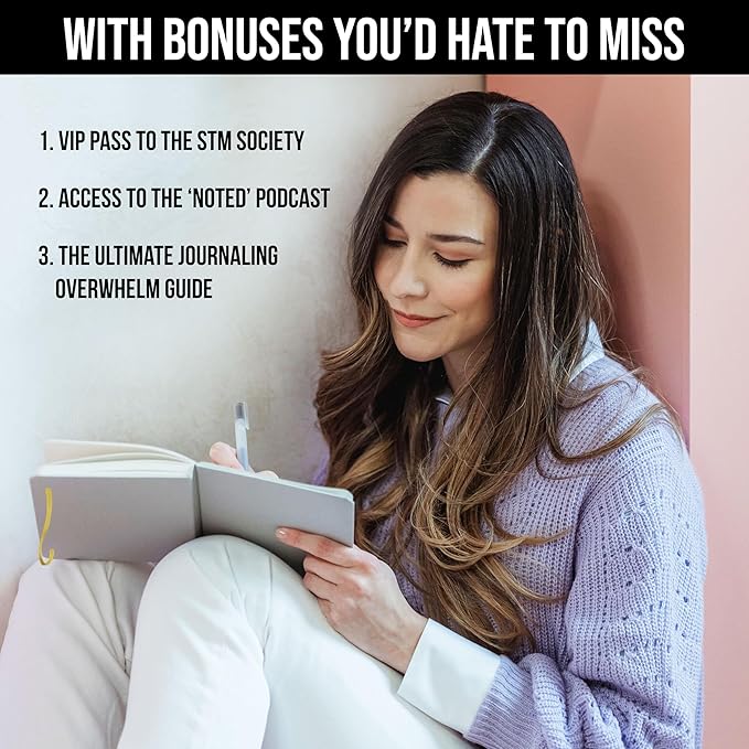 Bullet Dotted Journal Dot Grid Notebook | A5 Daily Journaling Notebooks for Personal Writing, Work, Women | 120gsm Thick Paper, Hard cover, Lay Flat Binding | 5x7 Journals Cuaderno Libretas de apuntes