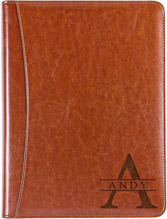 Men Leather Portfolio Women, Personalized Padfolio for Employee, Thank You Colleague Portfolio, Thank You Employee, Padfolio for Work Organization Thank You Colleagues, Christmas Thank You Gift Staff