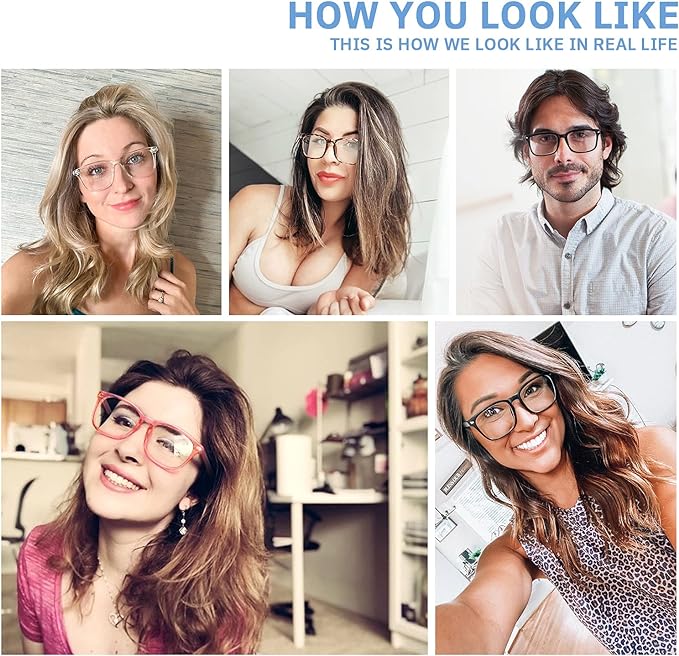 CCVOO Reading Glasses for Women/Men, Eyeglasses, Blue Light Readers for Women/Men, Computer Eye Glasses, Cheaters