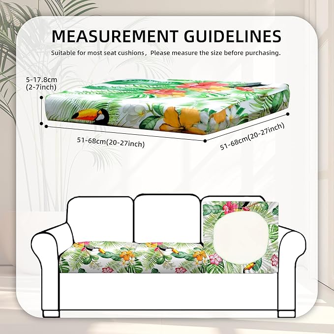 8Pcs Stretch Patio Cushion Covers Outdoor Cushion Covers,for Outdoor Couch Cushion Covers Replacement,Outdoor Sofa Covers Patio Slipcovers Couch Cover,Washable Furniture Cover(Pelican, Cover Only)