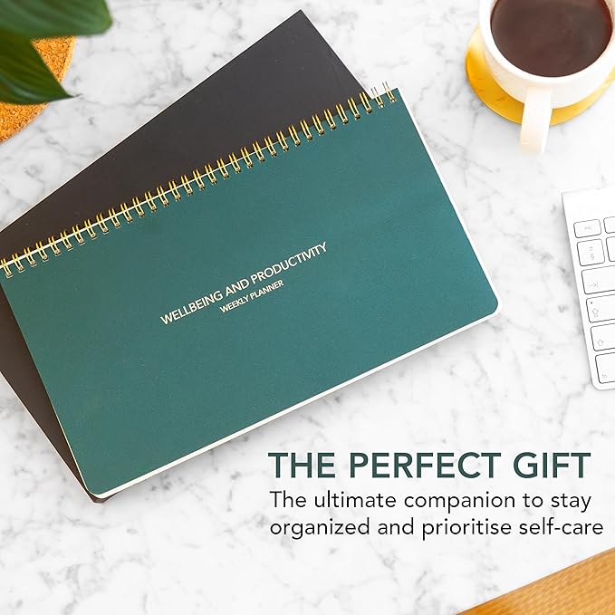 Zen & Flow - Undated Weekly Planner, Dashboard Desk Pad, To Do List Notepad, Productivity, Habit Tracker, Desk Notepad, Dashboard Planner