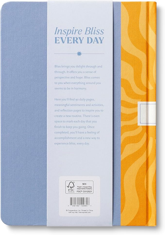Compendium – Bliss Every Day Guided Journal: A Daily Practice for Harmony and Delight – A 5-Minute a Day Personal Growth Notebook – An Inspiring Daily Journal for Forming New Habits