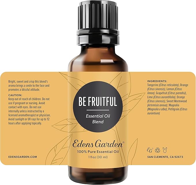 Edens Garden Be Fruitful Essential Oil Blend- 100% Pure Premium Grade, Undiluted, Natural, Therapeutic, Aromatherapy, The Best for Candle, Laundry, Hair 30 ml (1 fl oz)
