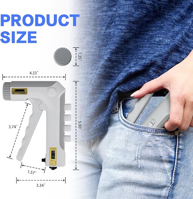 Grip Strength Trainer with Finger Exerciser, Adjustable Resistance Hand Gripper, Hand Exerciser with Counting for Muscle Building(10-130 LBS)