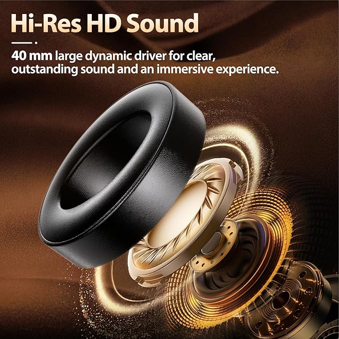 USB C Headphones Wired with Memory Foam,Over-Ear Headphones Sound & Durable Metal Frame Foldable Type C Headphone for Men/Women/Travel/iPhone 16/15, Samsung Galaxy S25/S24, Google Pixel 9, Ideal Gift