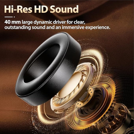 USB C Headphones Wired with Memory Foam,Over-Ear Headphones Sound & Durable Metal Frame Foldable Type C Headphone for Men/Women/Travel/iPhone 16/15, Samsung Galaxy S25/S24, Google Pixel 9, Ideal Gift