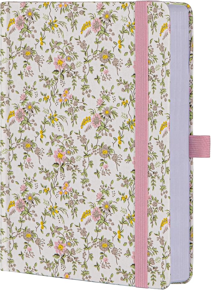 TIEFOSSI Lined Journal Notebook for Women, A5 College Ruled Notebook for Writing, 316 Numbered Pages Thick Paper, Daily Journal, for Work Home School, Note Taking, Business, 8.4 X 5.8 In