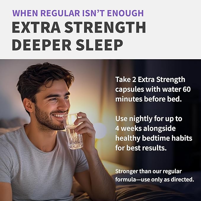 12-in-1 Melatonin Sleep Capsules - 10mg Melatonin Extra Strength with Magnesium and Balanced Blend of Ashwagandha, GABA, Chamomile Extract, L-Theanine & Valerian Root 10:1 Extract (90ct)