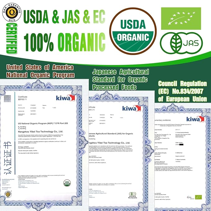 EFOOFAN Organic Matcha Green Tea Powder, Culinary Grade(1lb/16oz), USDA/JAS/EC Certified, Japanese Sencha Tea Flavor, Earthy and Grassy for Cooking, Dessert, Pastry or Blends