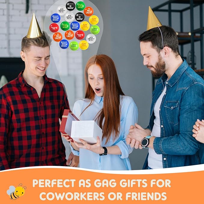 Blulu 48 Pcs Funny Humor Stress Balls Bulk 1.57" Humor Quotes Stress Relief Ball, Everything is Fine, Outward Smiles Inward Screams, Employees Gag Gifts for Adults Coworker Employee Team