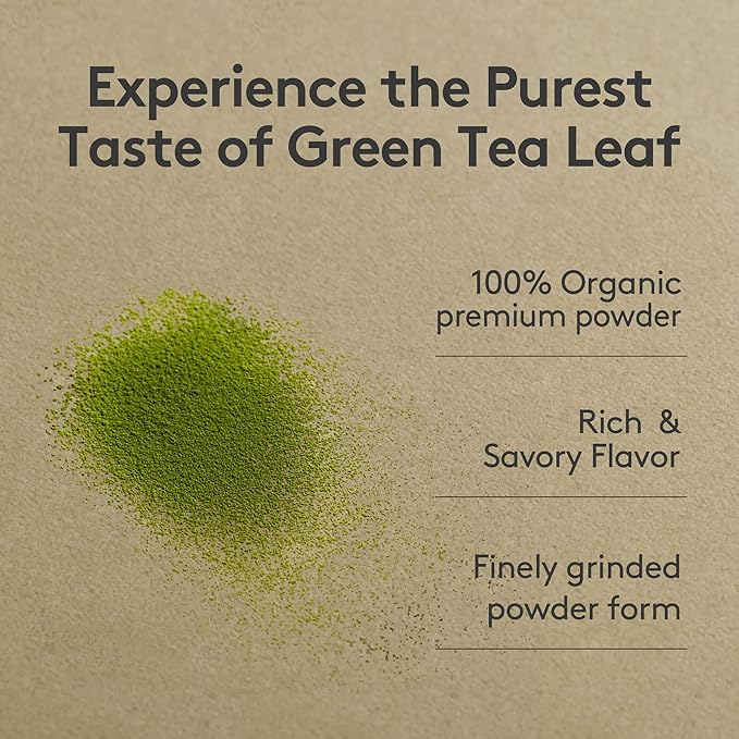 OSULLOC Premium Matcha Powder for lattes, Ceremonial Grade Korean Matcha, Premium Organic (USDA) Pure Leaf Green Tea from Jeju, 1.41 oz, 40g