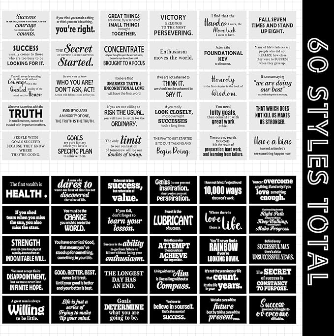 Jinei 300 Inspirational Affirmation Cards Positive Motivational Cards Small Mini Encouragement Quotes for Women Church End of the Year Teacher Gifts(Famous Quotes)