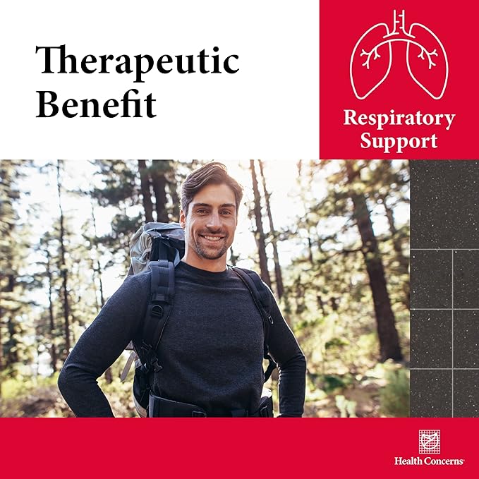 Health Concerns Cordyceps PS – Lung Support & Respiratory Health Supplement – Mushroom Fruiting Body for Immune Function, Heart Health, Circulation, Athletic Energy, Oxygen Support – 50 Capsules