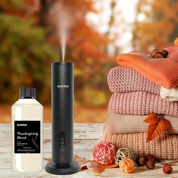 Thanksgiving Blend Essential Oil – 500ml Premium Holiday Diffuser Oil with Cinnamon, Clove, Vanilla & Coconut | Bulk Aromatherapy for Homes, Spas, Hotels & DIY Crafts