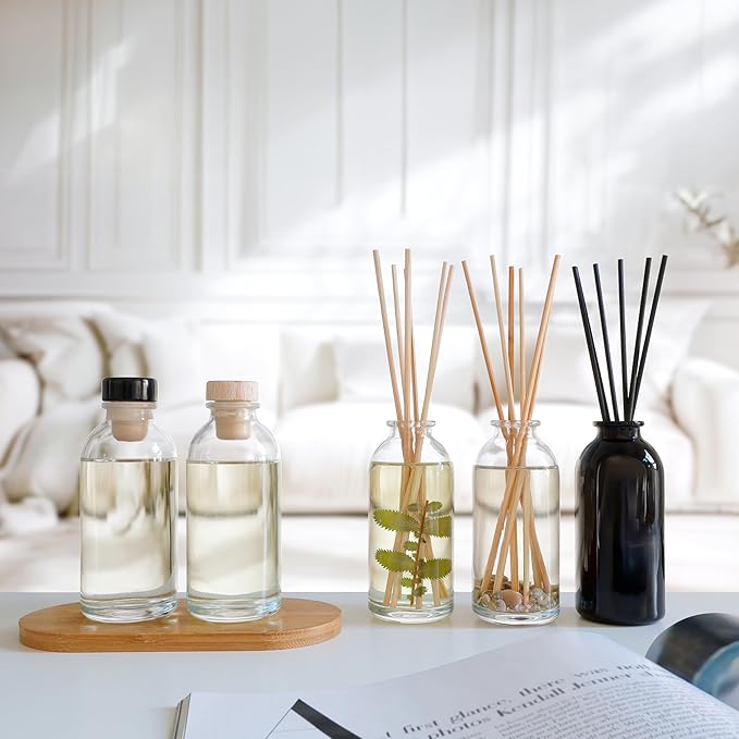 Urban Naturals Lemon Verbena Reed Diffuser Set with Reed Sticks | Tart, Citrus with Fruity Notes of Bergamot & Greens | A Cheerful Gift Idea | Made in The USA